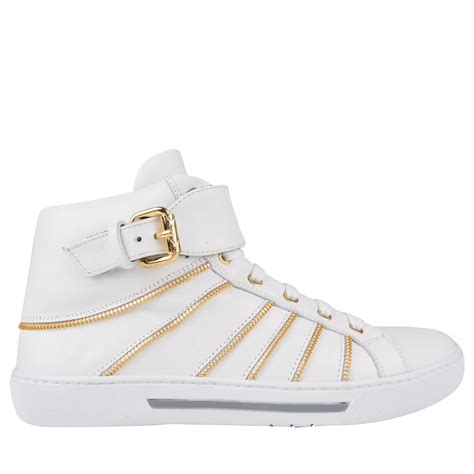 buy versace sneakers|versace zipped high top sneakers.